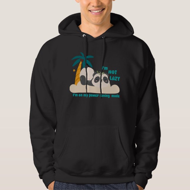 Moletom Panda preguiçoso fofo (Frente)