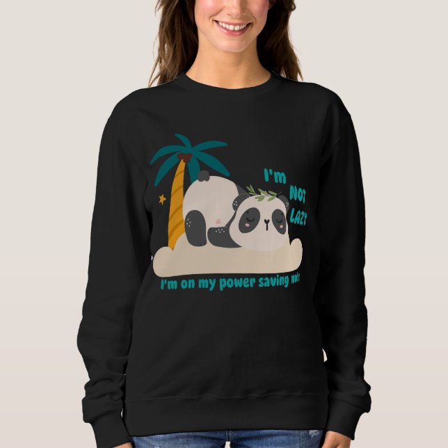 Moletom Panda preguiçoso fofo (Frente)