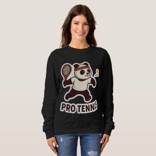 Moletom Panda Pro Tênis Sticker - Design desportivo bonito