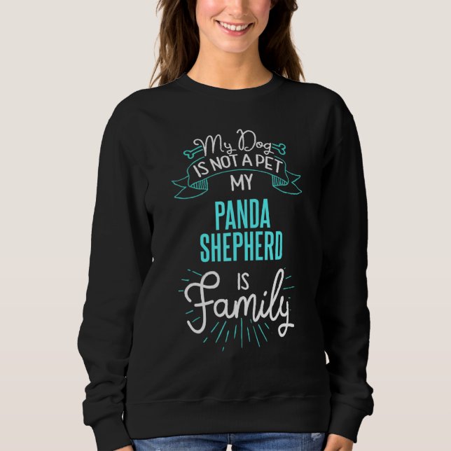 Moletom Panda Shepherd Family Dog N (Frente)
