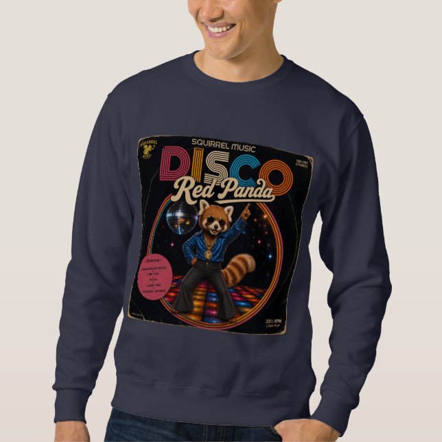 Moletom Panda Vermelho Disco (Frente)
