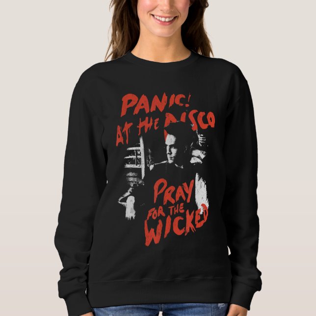 Moletom Pânico Na Rezação Do Disco Para Os Maus (Frente)