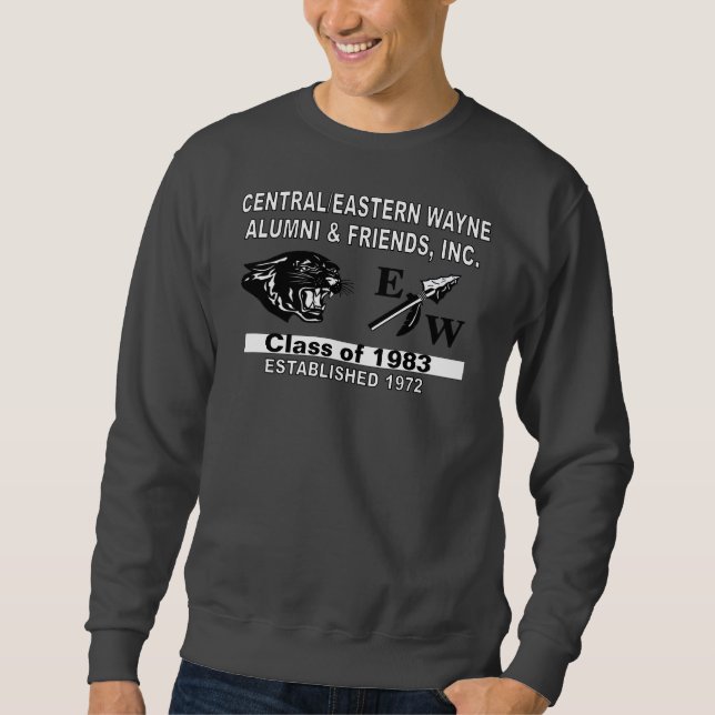 Moletom Pantera e blusa de Cinza escura (Frente)