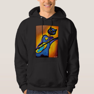 Moletom Panther Guitar Wild Animal Musician Predatory Cat 