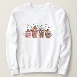 Moletom Pão-de-gengala Quente De Cacau Bebidas Férias De N