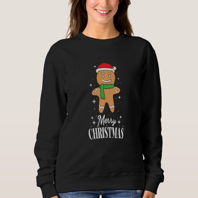 Moletom Pão de Gingerpão de Natal (Frente)