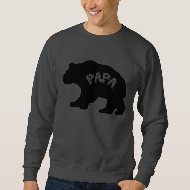 Moletom Papa Bear Silhouette (Frente)