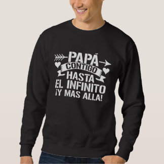 Moletom PAPÁ contigo hasta el infinito y más allá