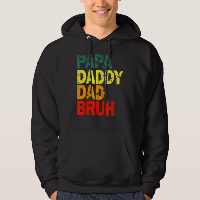 Moletom Papá Pai Bruh Para O Dia Do Pai (Frente)
