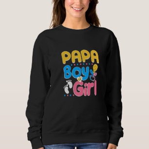 Moletom Papa Rosa ou Azul Te Ama Mais Pai Incrível Paterni