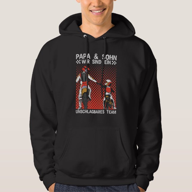 Moletom Papa & Sohn Motocross Motorcicleta (Frente)