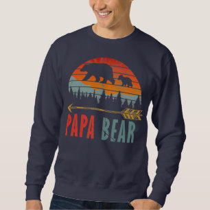 Moletom Papa Urso Dia de os pais Vintage Avô Pai 