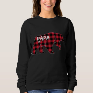 Moletom Papa Urso Vermelho Xadrez Correspondente Família P