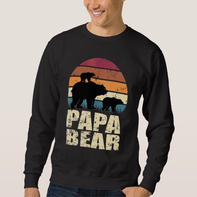 Moletom Papabear Gemini Ursinha Camping Família Papa Urso  (Frente)