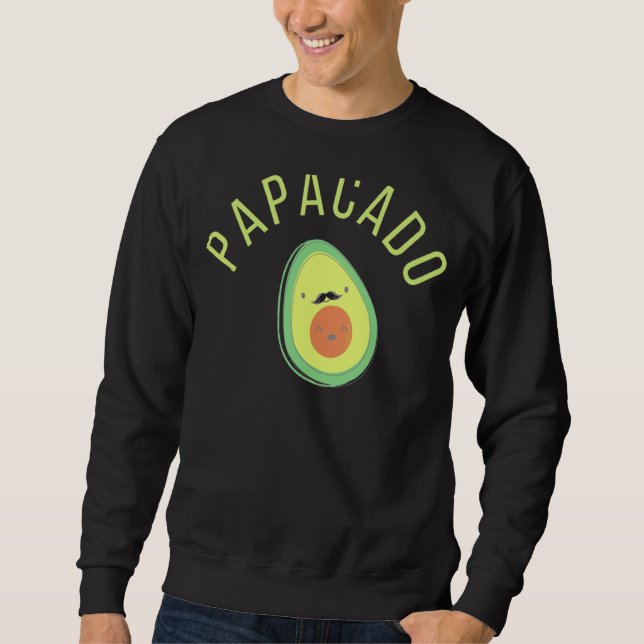 Moletom Papacado Um Pai Avocado Com Filho (Frente)