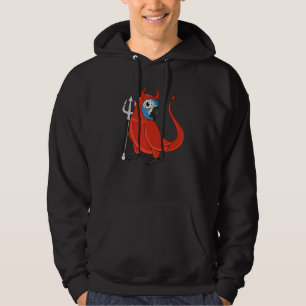 Moletom Papagaio Assustador do Diabo I Azul garganta Macaw