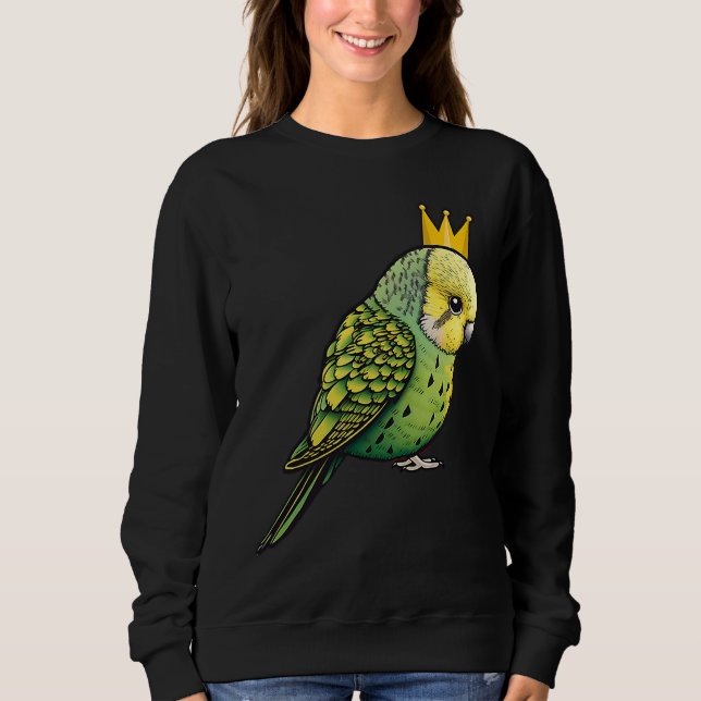 Moletom Papagaio Budgie Para Dono de Budgerigar (Frente)