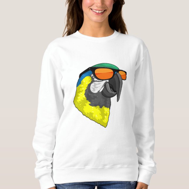 Moletom Papagaio com óculos escuros (Frente)