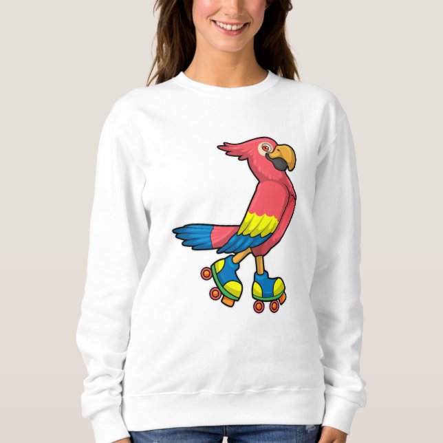 Moletom Papagaio com skates (Frente)
