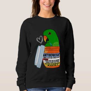 Moletom Papagaio-Comprimido Coroado I Macho Eclectus
