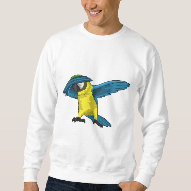 Moletom Papagaio no Hip Hop Dance Dab (Frente)