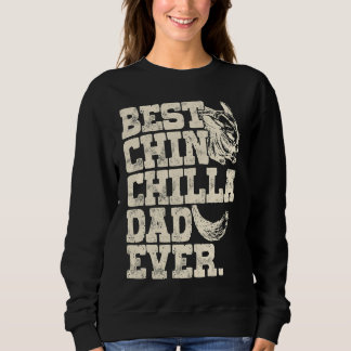 Moletom Papai Chinchila Pai Melhor Pai Chinchila de Todos