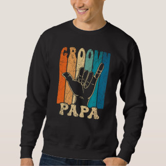 Moletom Papai Groovy Masculino Estética dos Anos 70 Nostal