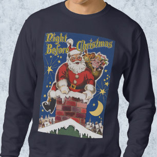 Moletom Papai Noel Antigo, Era a Noite Antes do Natal