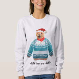 Moletom Papai Noel Chow Chow Cachorro Feio de Natal Mamãe