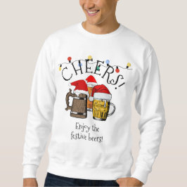 Moletom Papai Noel da Cerveja Natal Unisex