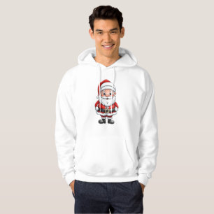 Moletom Papai Noel de Desenho Animado Fofo