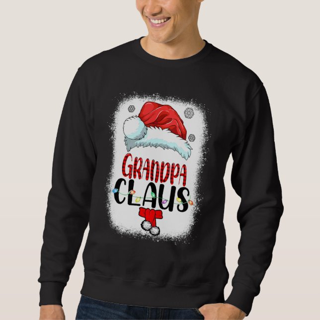 Moletom Papai Noel Desbotado Avô Claus Natal Correspondênc (Frente)