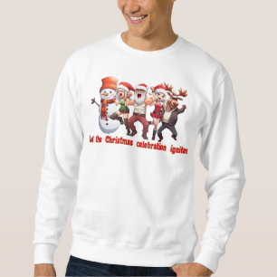Moletom Papai Noel e Amigos