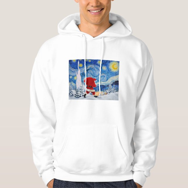Moletom Papai Noel está vindo, doce de Natal (Frente)