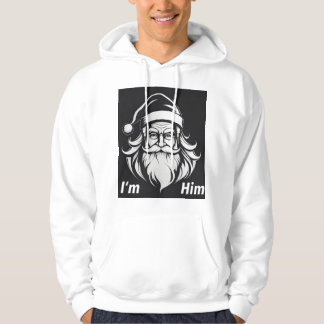 Moletom Papai Noel Eu Sou Ele Estampa Novidade