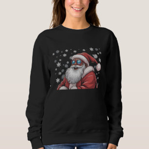 Moletom Papai Noel preto africano americano Natal