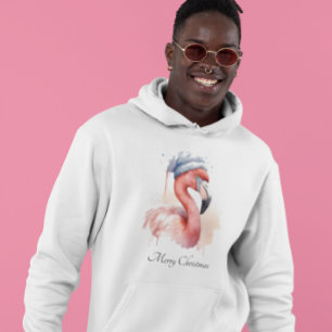 Moletom Papai noel Snowbird Flamingo, personalizado