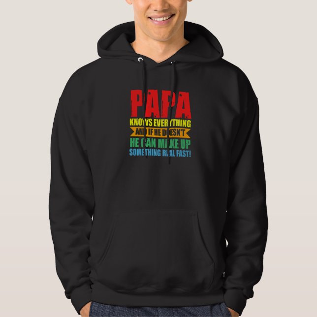 Moletom Papai sabe tudo Papai   (Frente)
