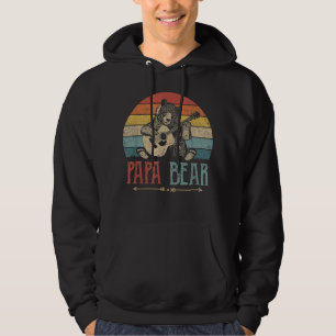 Moletom Papai Urso Bonito Homem Vintage Dia dos Pais Retro