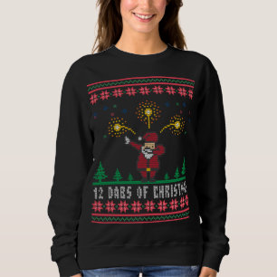 Moletom Papais noeis 12 Dabs do Sweater Natal Feio