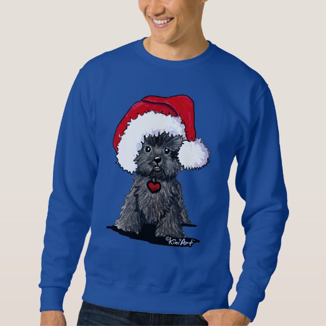Moletom Papais noeis Affenpinscher (Frente)