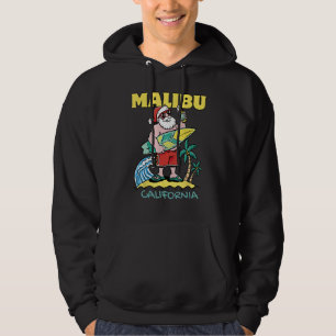 Moletom Papais noeis CALIFÓRNIA MALIBU Surfe de Natal