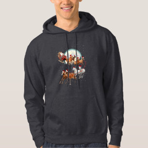 Moletom Papais noeis Cavalos Cavalos Cavalos com Dorso Equ