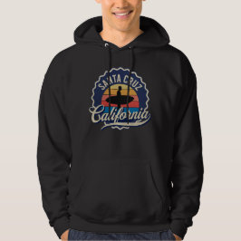 Moletom Papais noeis Cruz California Surfing Retro Sunset