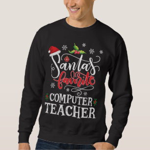 Moletom Papais noeis de computador favorito Professor Cute