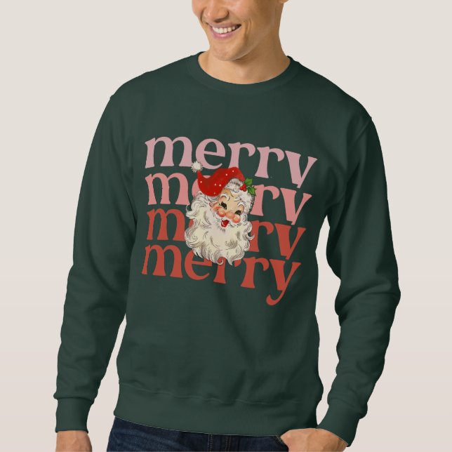 Moletom papais noeis de feliz natal (Frente)