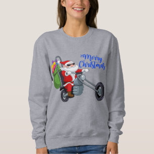 Moletom papais noeis de moto de natal