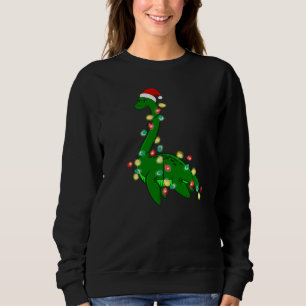 Moletom papais noeis de natal feios Monstro de Loch ness