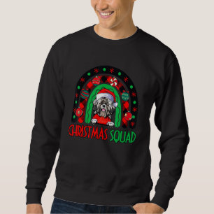Moletom Papais noeis do arco-íris Shih Tzu Dog Christm