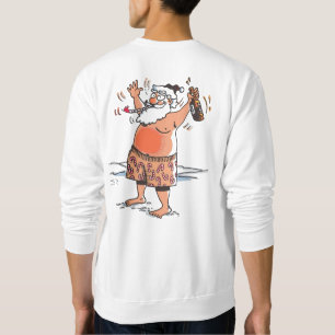 Moletom Papais noeis do bebado blusa branca